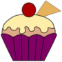 cupcake logo - yum!